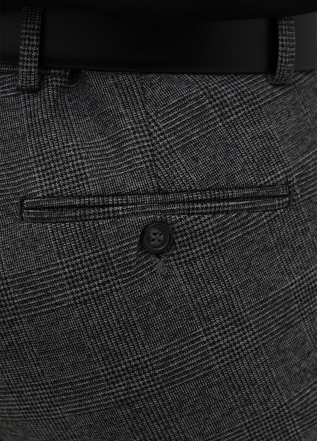 Темно-серые классические демисезонные зауженные брюки Trend Collection