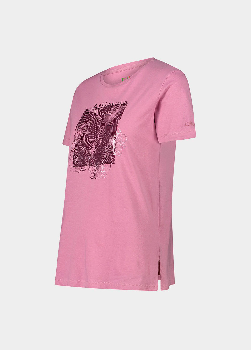 Розовая летняя футболка CMP WOMAN T-SHIRT