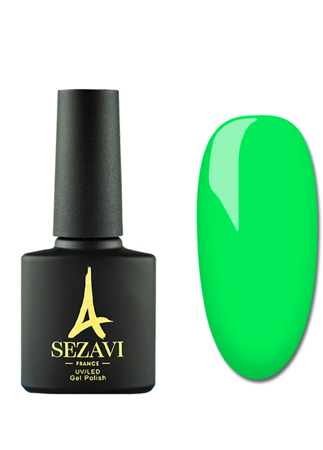 ГЕЛЬ-ЛАК Macaron №MC170 (ярко салатовий, емаль), 8мл SEZAVI (215313232)