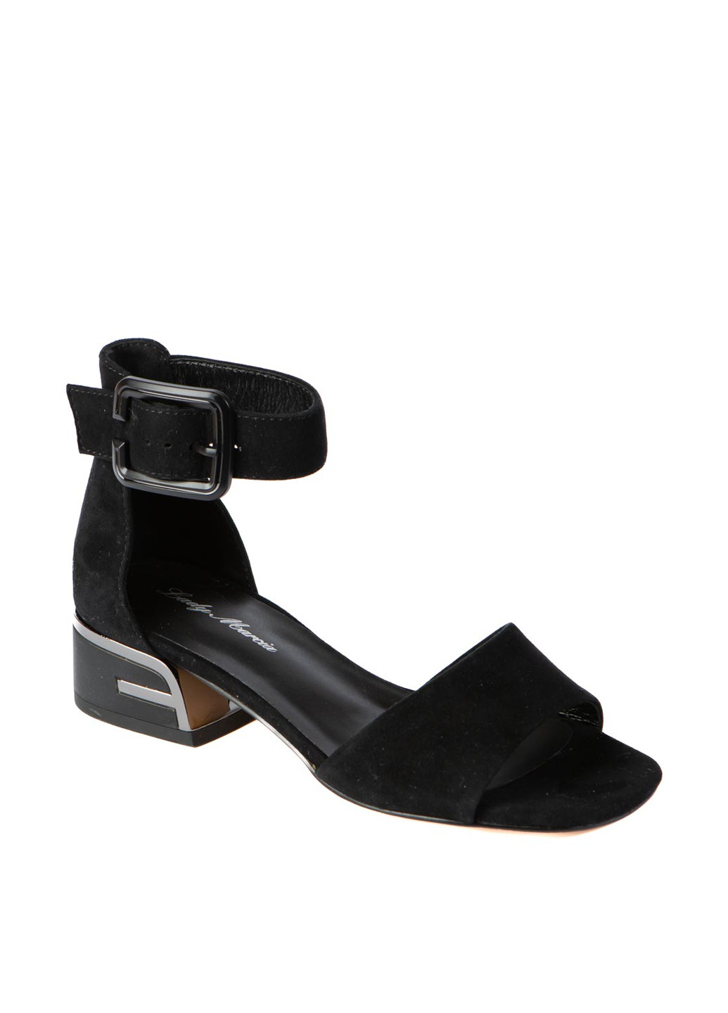Черные босоножки LEDY MARCIA с ремешком