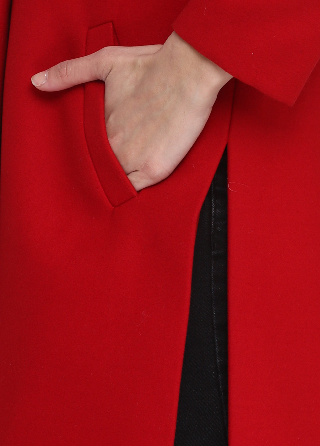 Красное демисезонное Пальто Aniye By