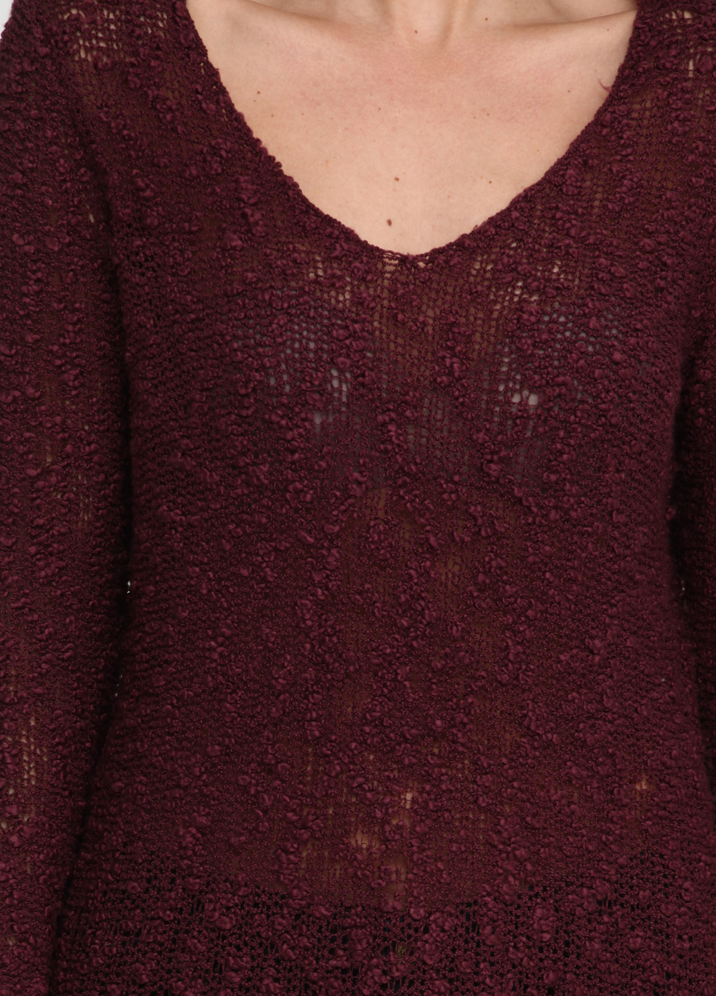 Бордовий демісезонний пуловер пуловер Chillytime