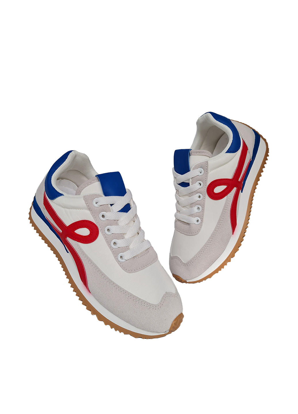 Кроссовки No Brand светло-серые демисезоны (304153121)