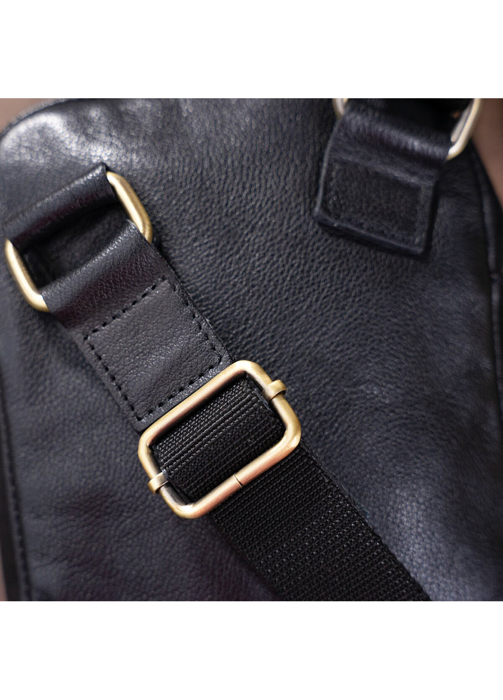 Мужская кожаная сумка 20х14,5х4 см Shvigel (252128397)