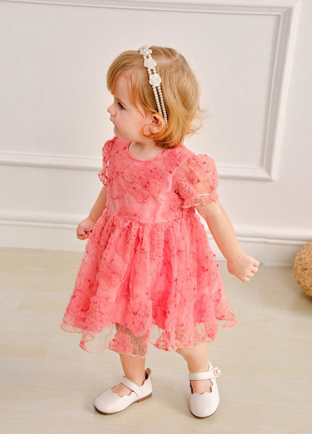 Коралловое платье SHEIN (323082744)