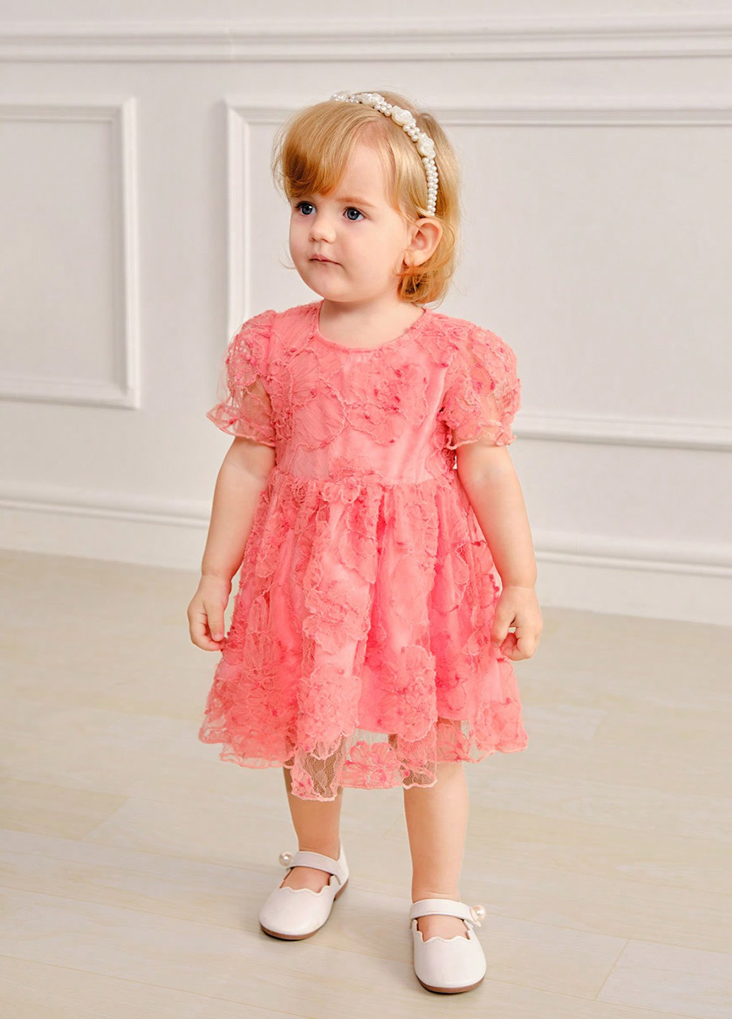 Коралловое платье SHEIN (323082744)