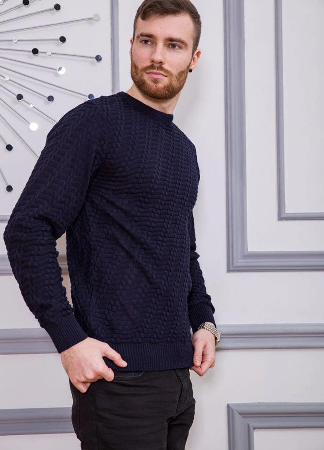 Темно-синій демісезонний джемпер джемпер Ager