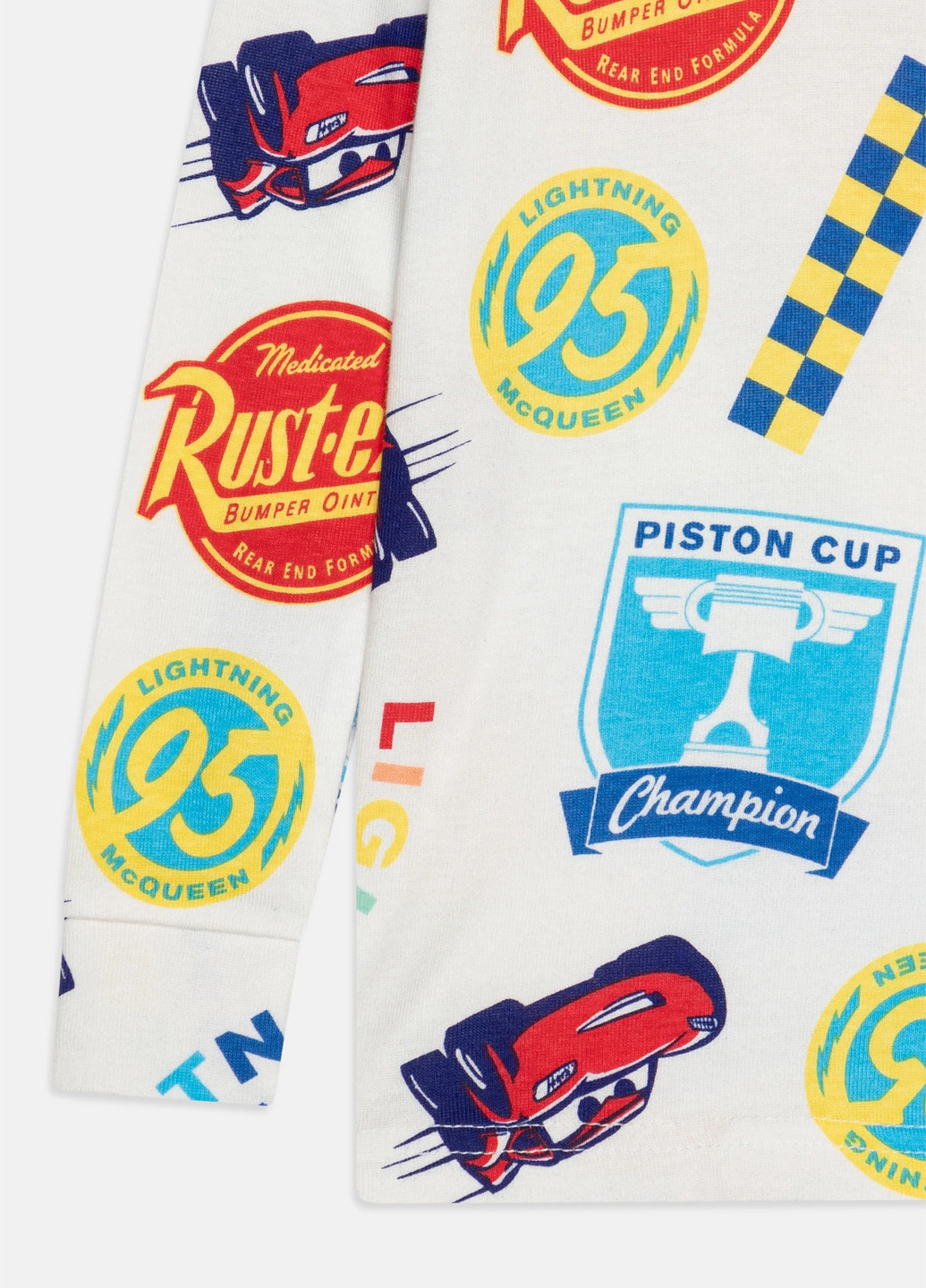 Біла всесезон піжама (лонгслів, штани) лонгслів + брюки Gap