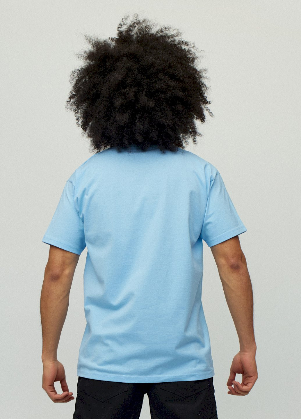 Блакитна футболка чоловіча YAPPI