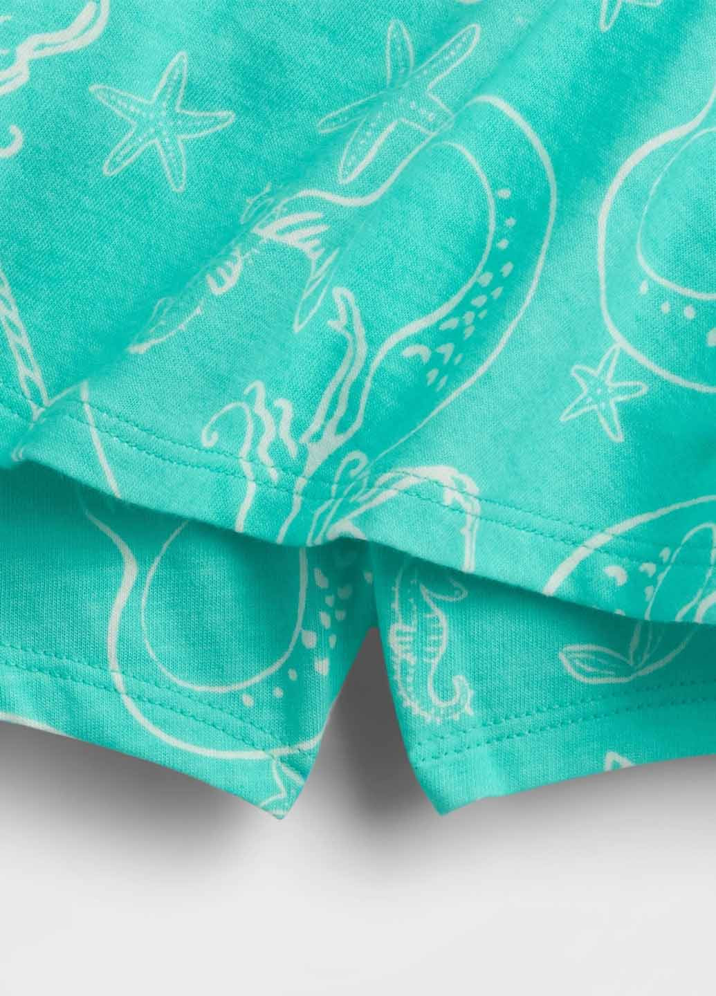 Зелений літній комплект (майка, спідниця-шорти) Gap