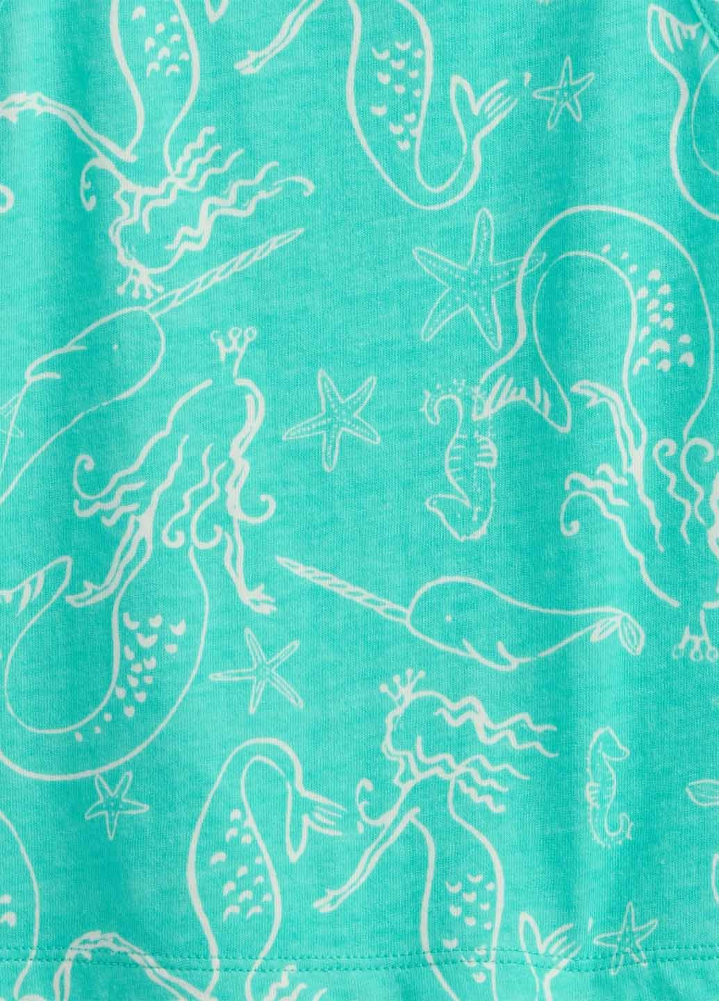 Зелений літній комплект (майка, спідниця-шорти) Gap