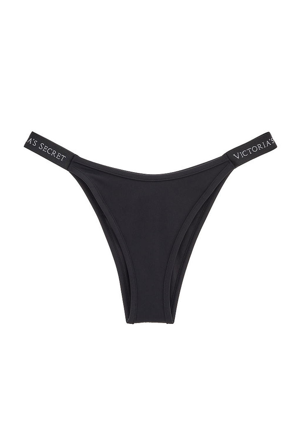 Черный летний купальник (лиф, трусы) раздельный, бандо Victoria's Secret