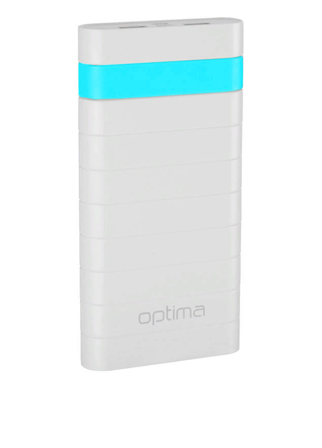Універсальна батарея Promo Series 20000mAh White / Blue Optima op-20 (130135457)