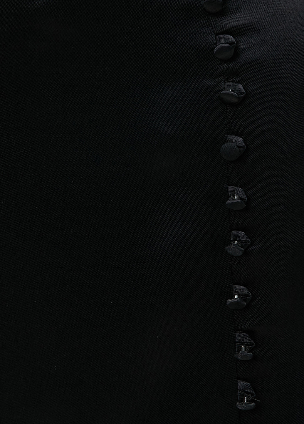 Черная кэжуал однотонная юбка KOTON