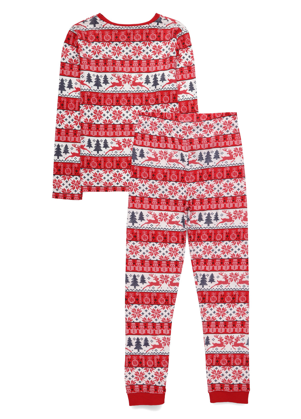 Червона зимня піжама (лонгслів, штани) Primark