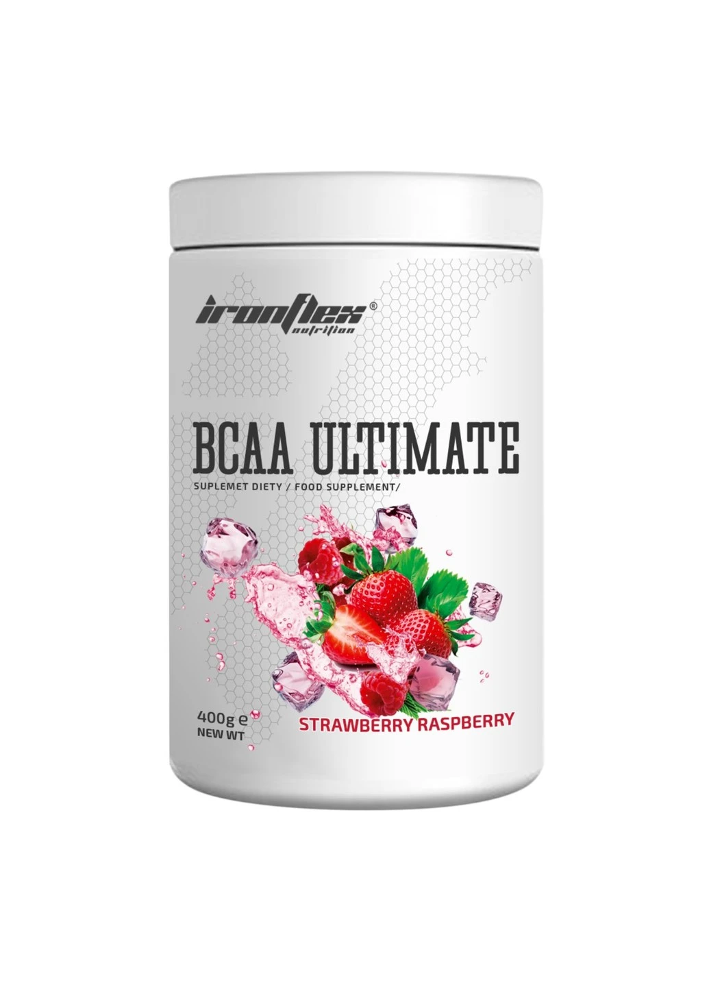 БЦАА BCAA Ultimate 400 грам Полуниця-малина Iron Flex (255362601)