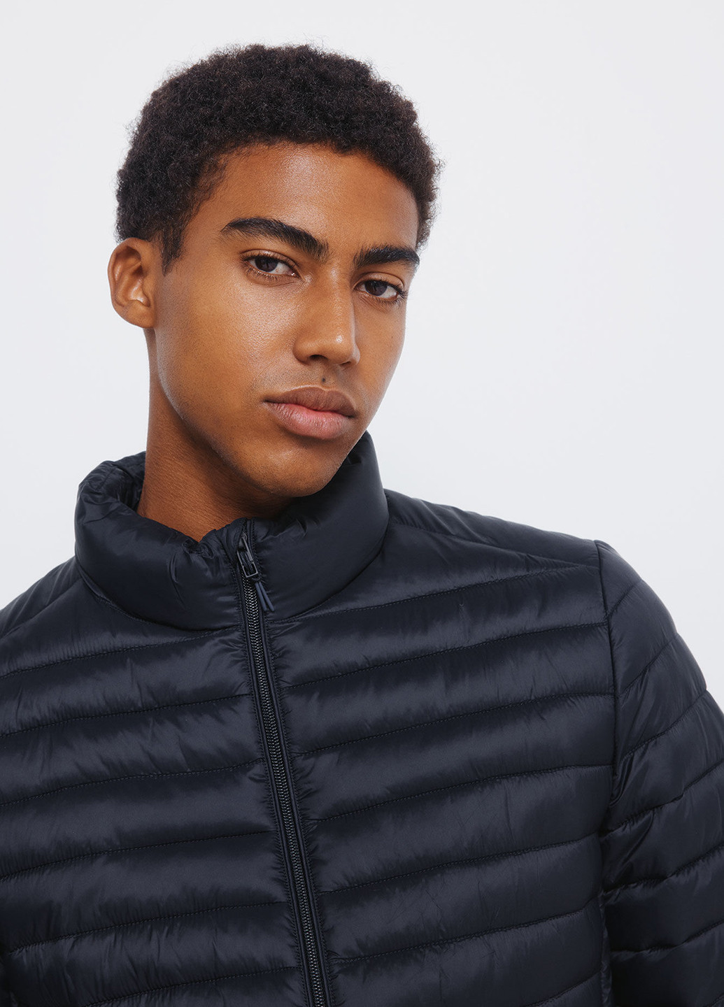 Темно-синяя демисезонная куртка Springfield