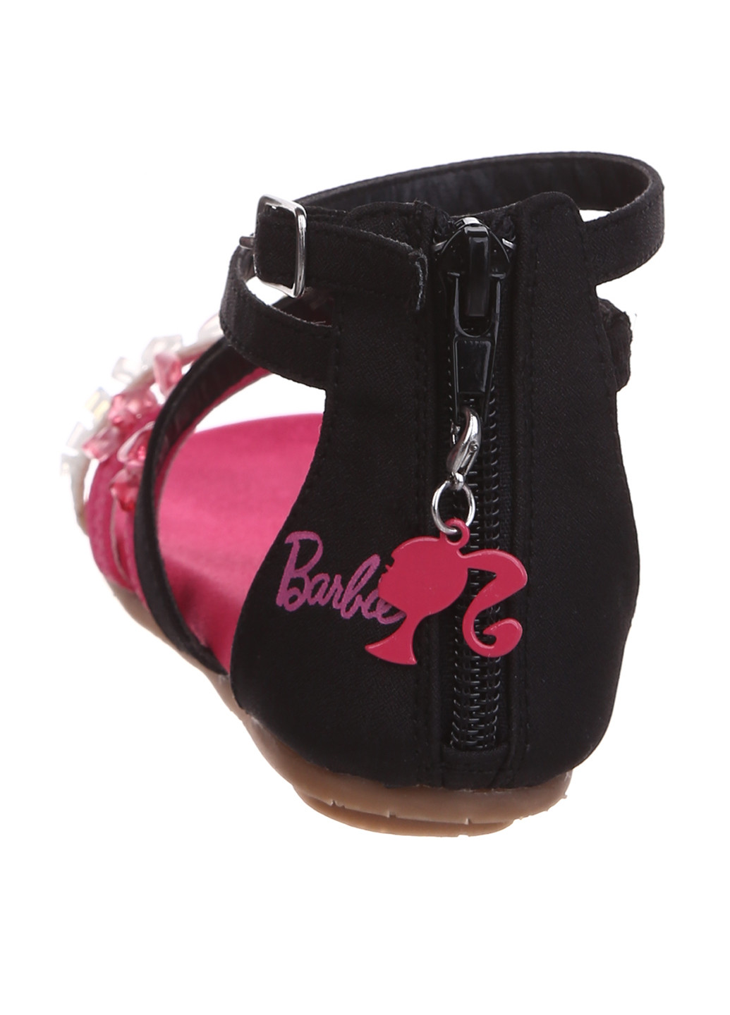 Розовые кэжуал сандалии Barbie на молнии