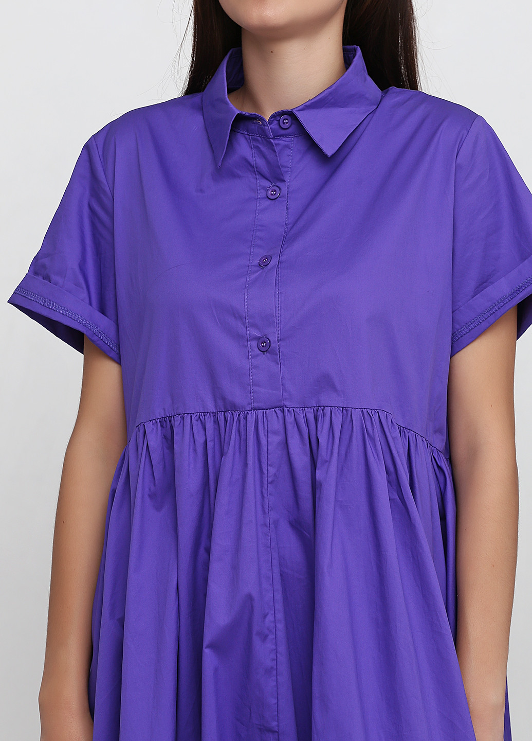 Фіолетова кежуал сукня а-силует di classe однотонна