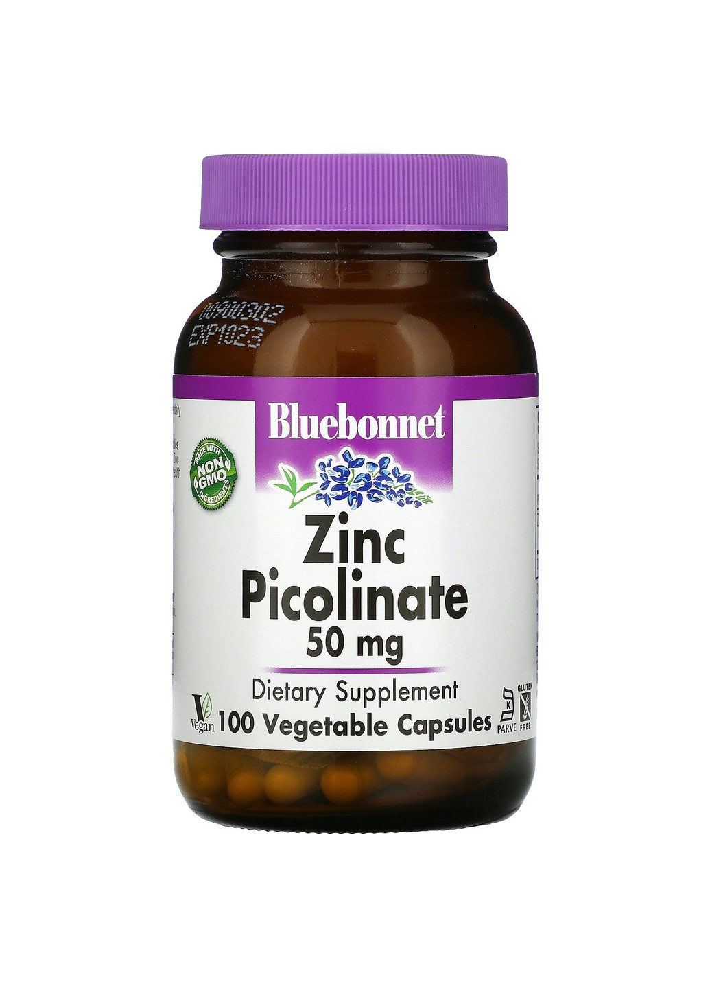 Цинк пиколинат Zinc Picolinate 50 мг 100 капсул Bluebonnet Nutrition (255409579)