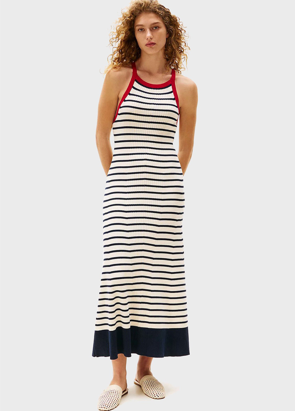 Комбінована кежуал сукня з відкритою спиною Tommy Hilfiger в смужку