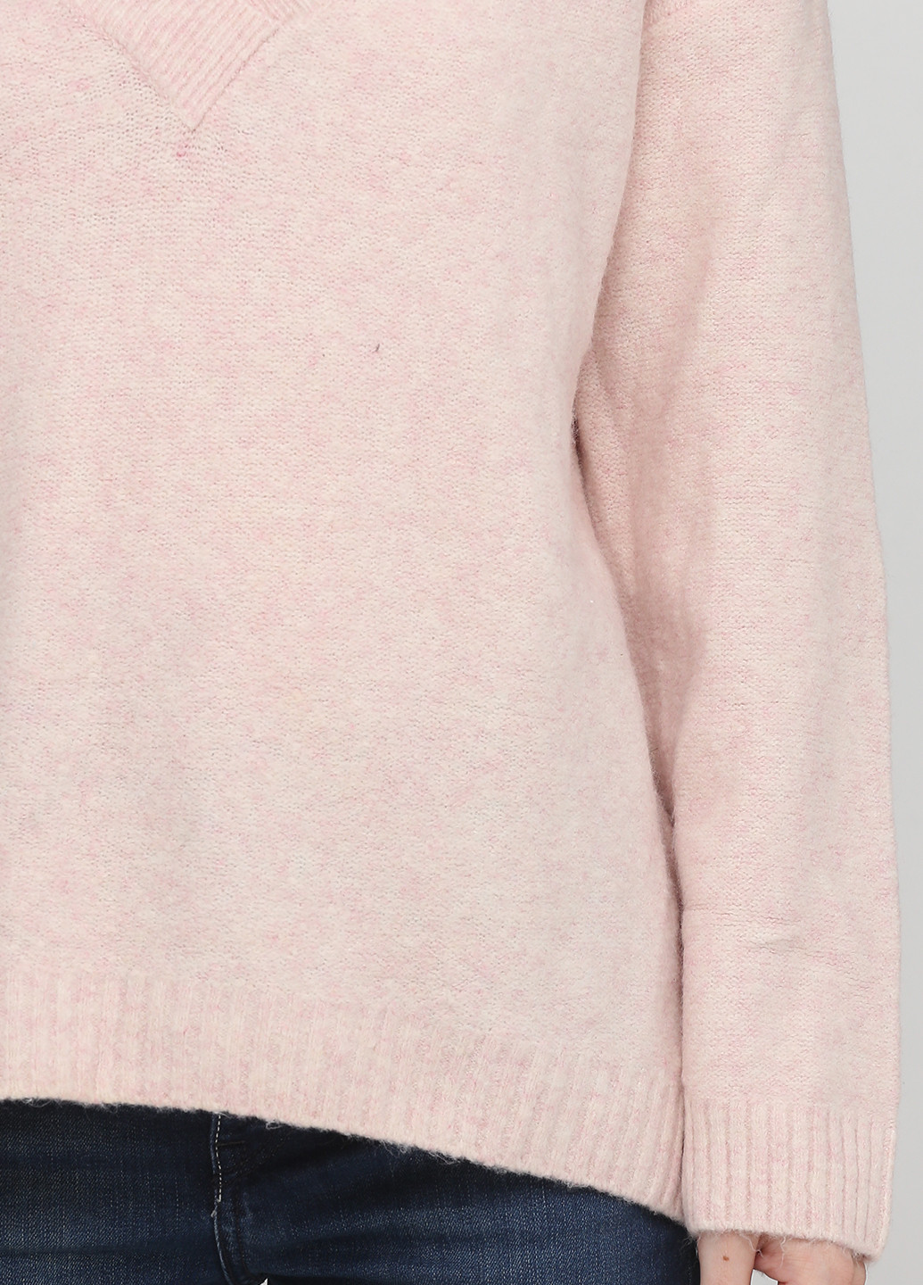 Светло-розовый демисезонный пуловер пуловер H&M