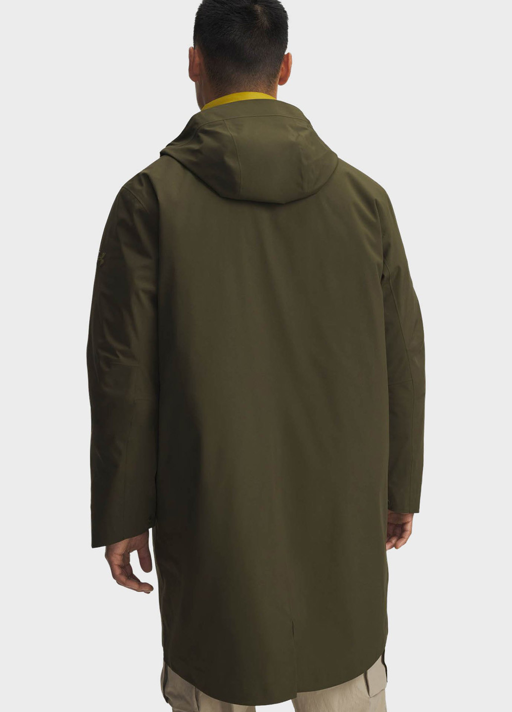 Оливкова (хакі) зимня куртка подвiйна куртка-трансформер Under Armour