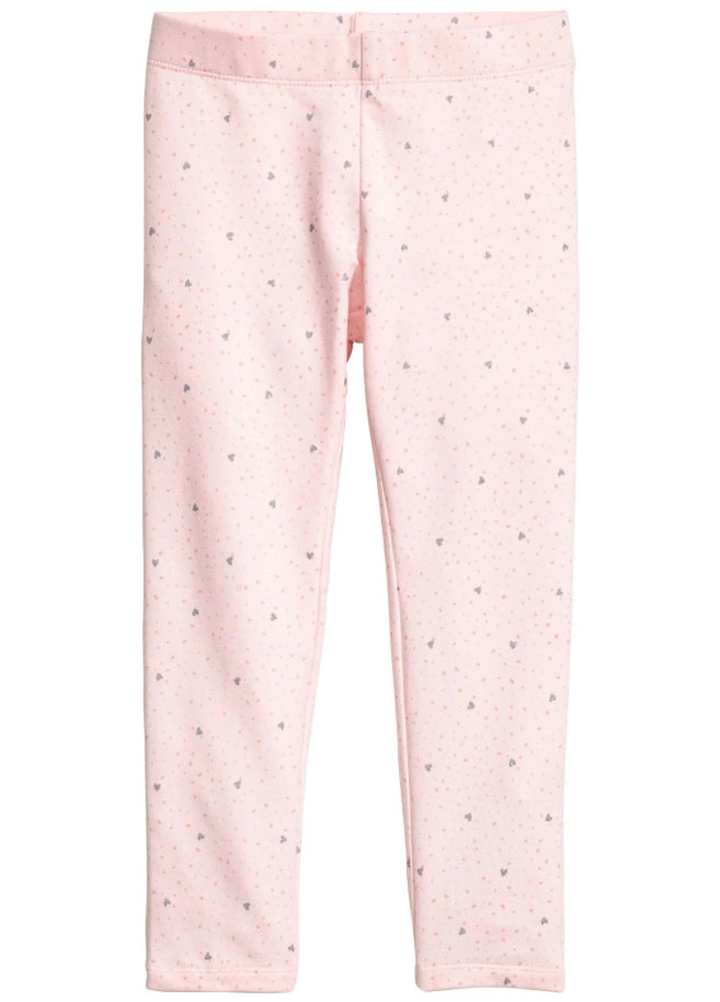 Розовые демисезонные леггинсы H&M
