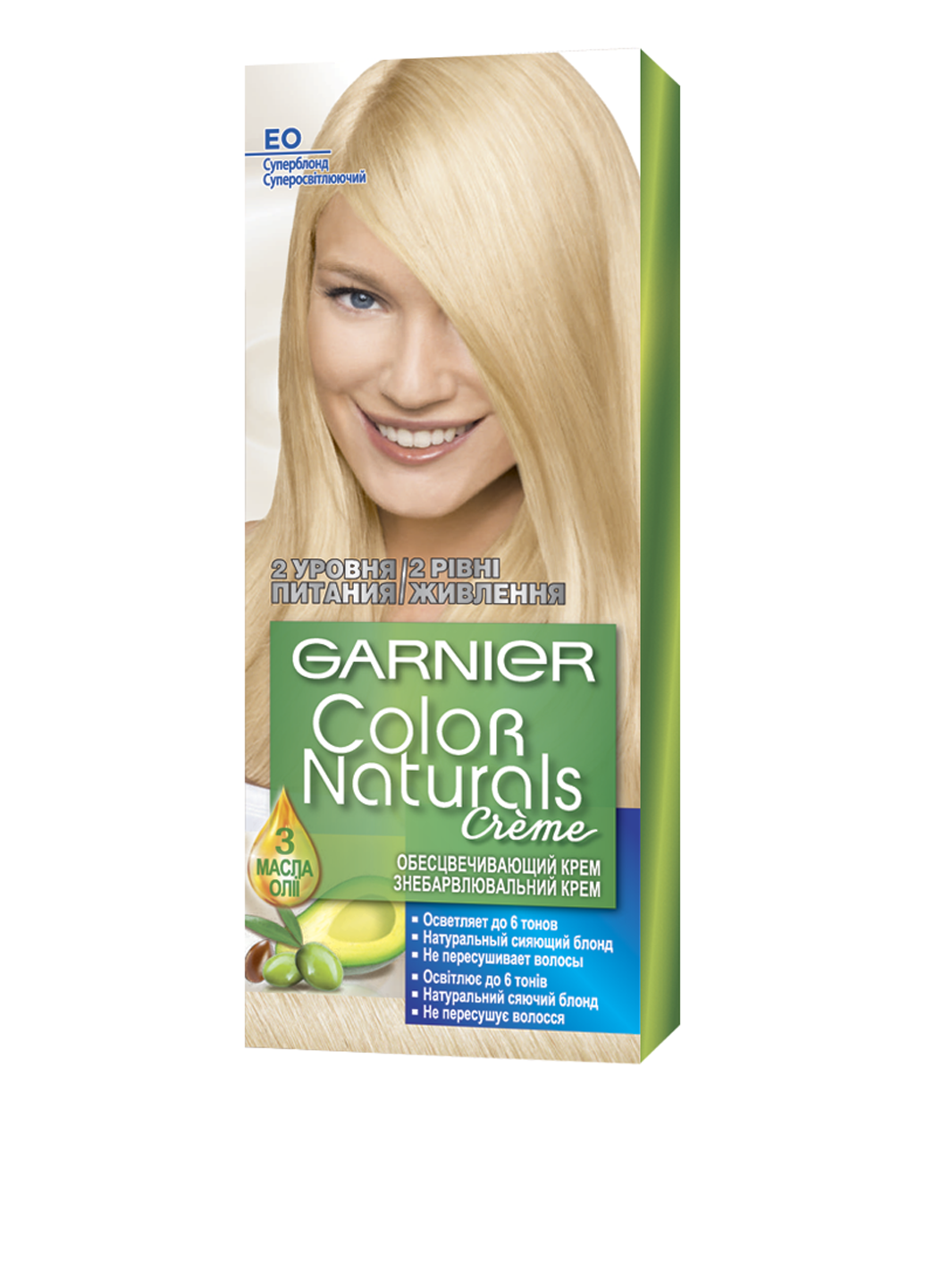 Обесцвечивающий крем для волос Color Naturals тон E0 Garnier (18001558)