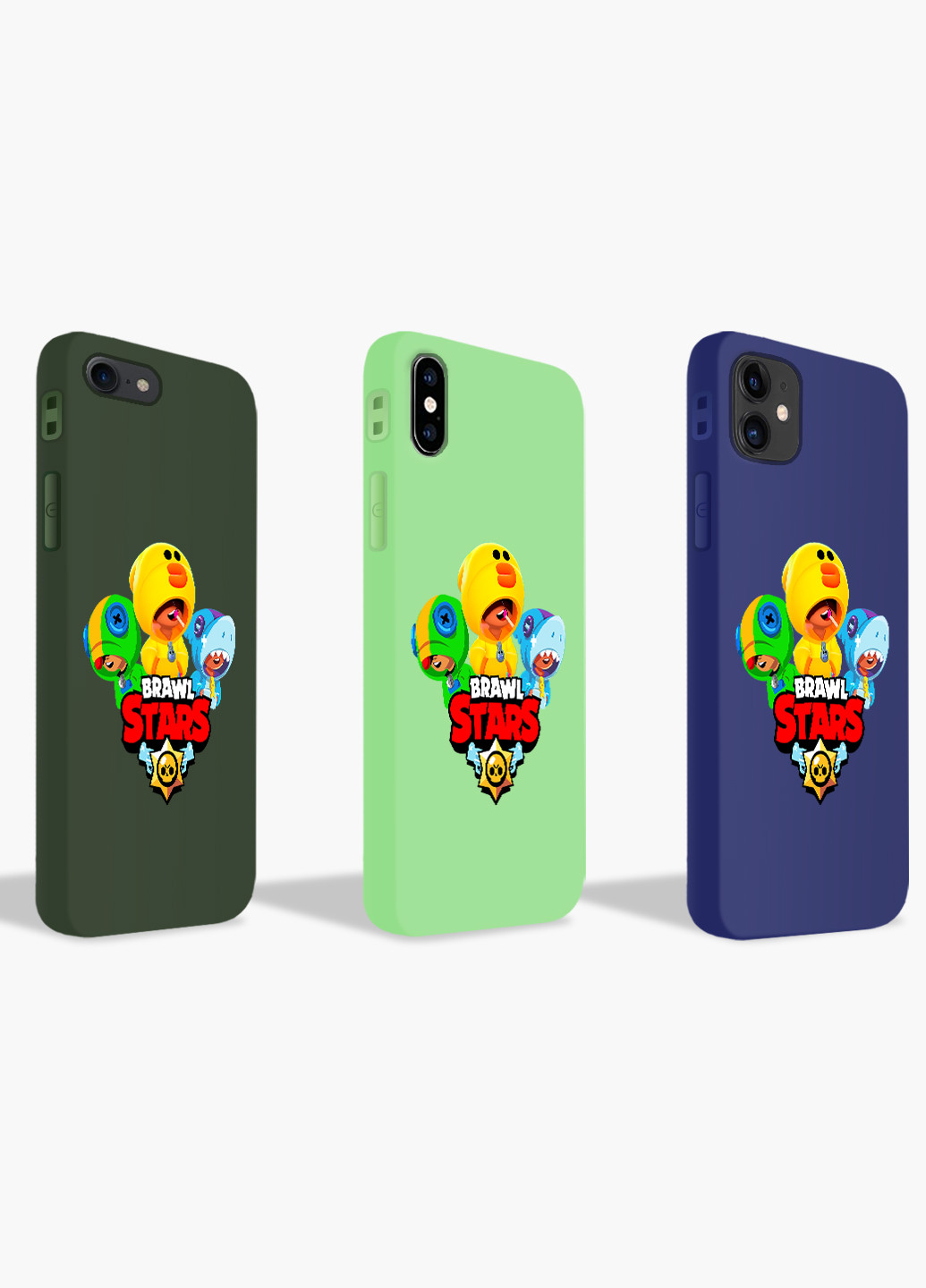 Чохол силіконовий Apple Iphone 8 plus Леон Бравл Старс (Leon Brawl Stars) (6154-1701) MobiPrint (219490898)