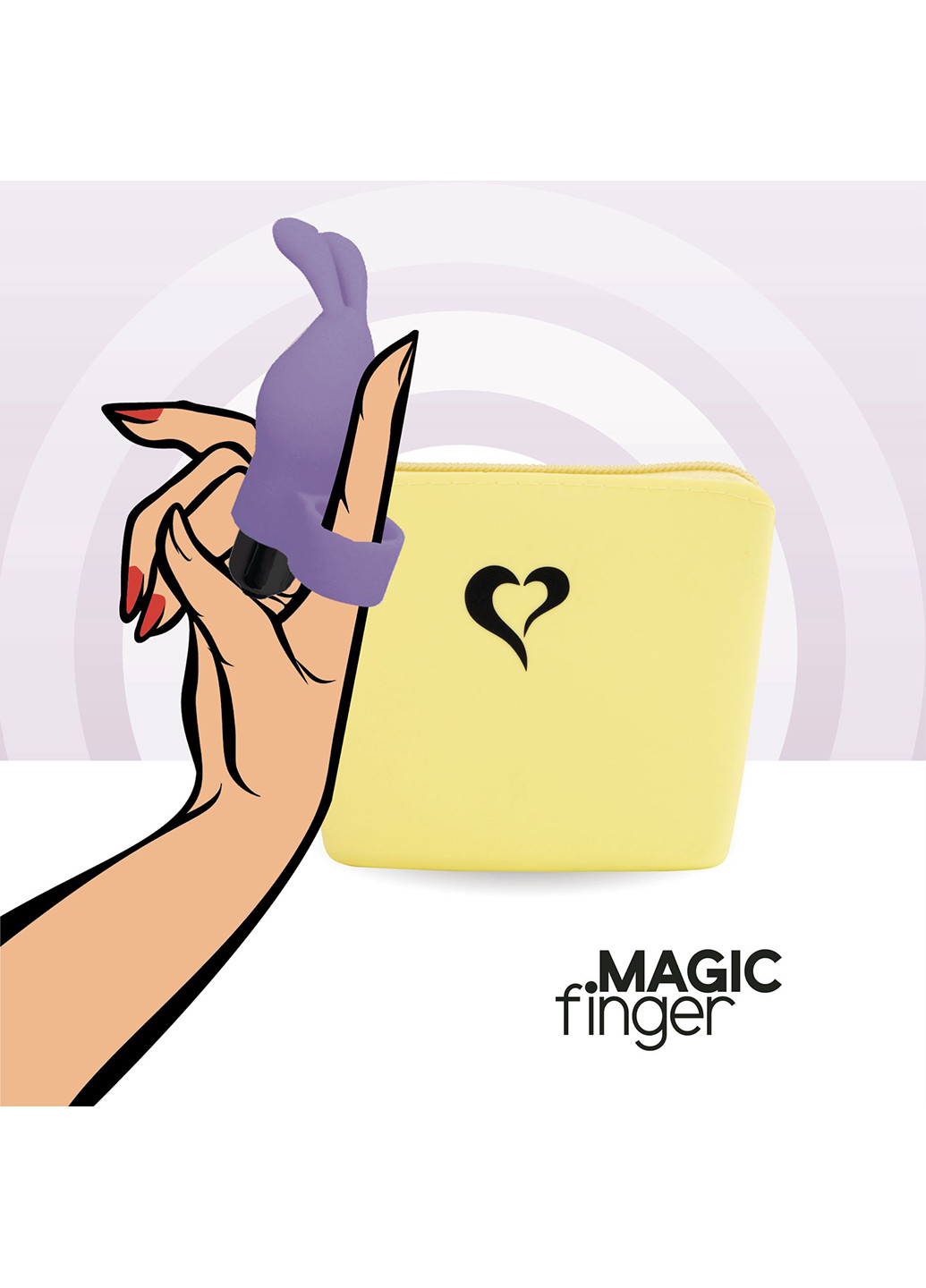 Вибратор на палец Magic Finger Vibrator Purple FeelzToys (254150971)
