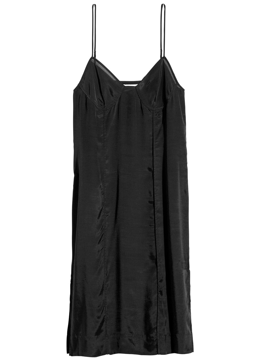 Черное кэжуал сукня платье-комбинация H&M однотонное