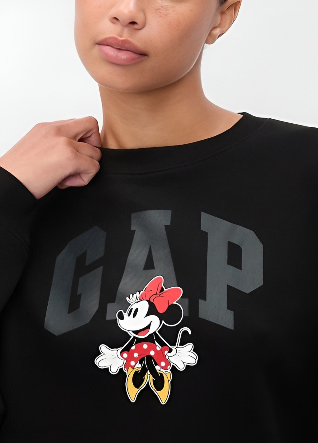 Чорний світшот Gap персонажі без декору (369569821)