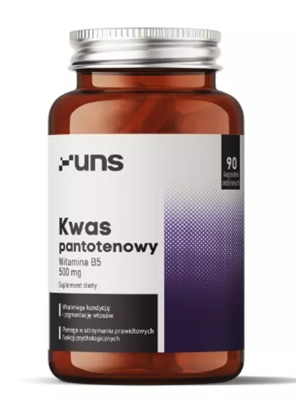 Пантотенова кислота Kwas Pantotenowy 90 капсул Uns (255409833)