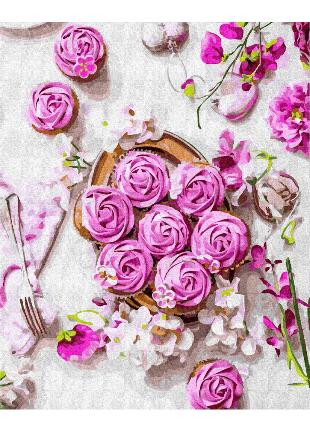 Картины по номерам Цветочный завтрак RainbowArt (220889148)