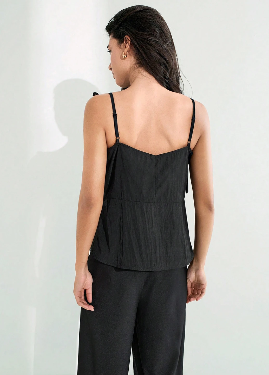 Чёрная блузка SHEIN