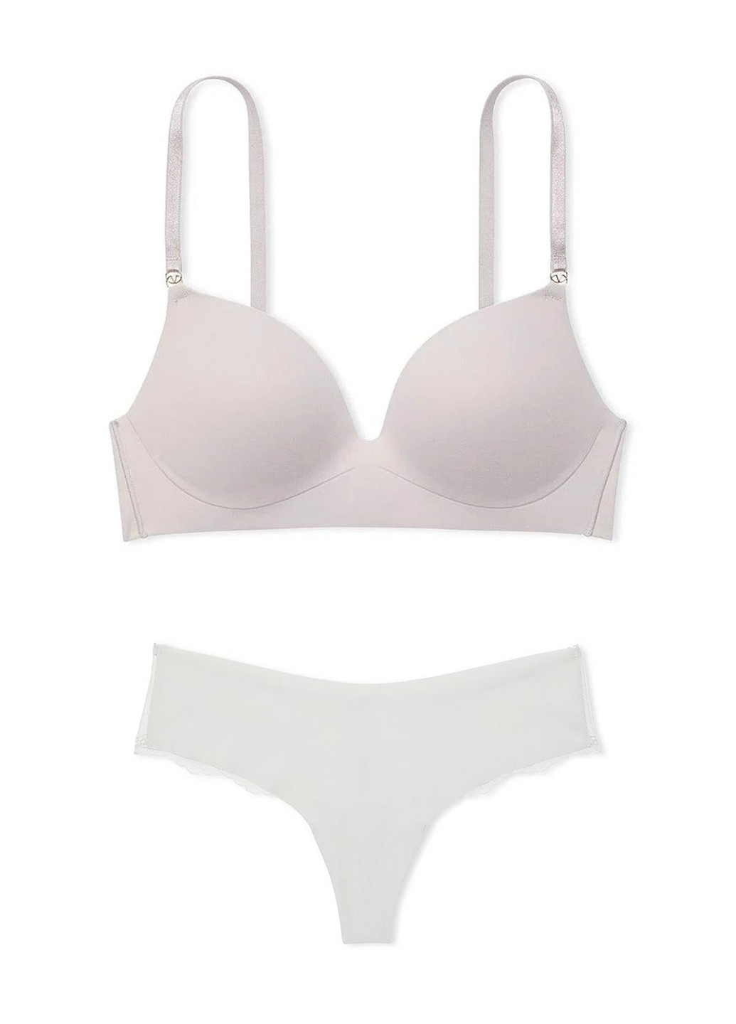 Серый демисезонный комплект (бюстгальтер, трусики) Victoria's Secret