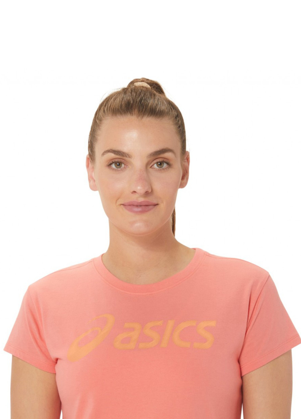 Світло-рожева літня футболка Asics