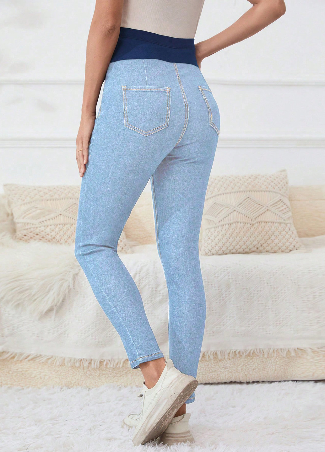 Джинси для вагітних SHEIN - (345181997)