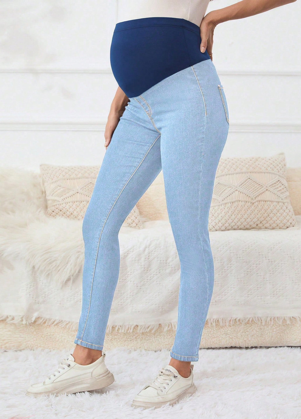 Джинси для вагітних SHEIN - (345181997)