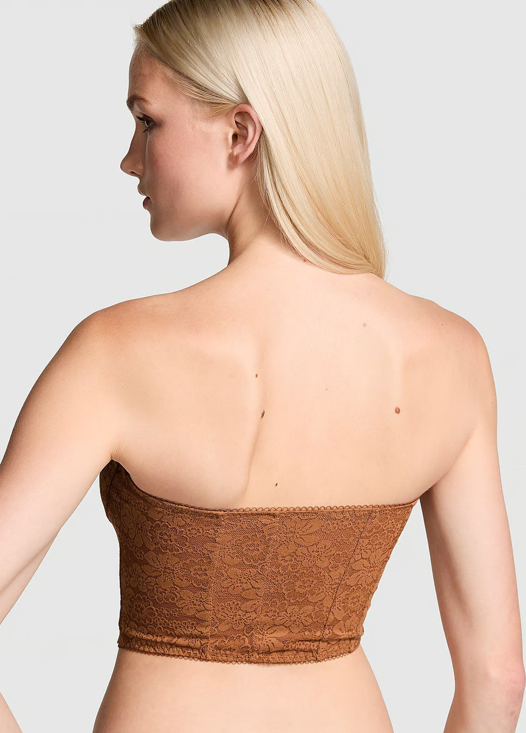 Коричневый демисезонный комплект (бюстгальтер, трусики) Victoria's Secret