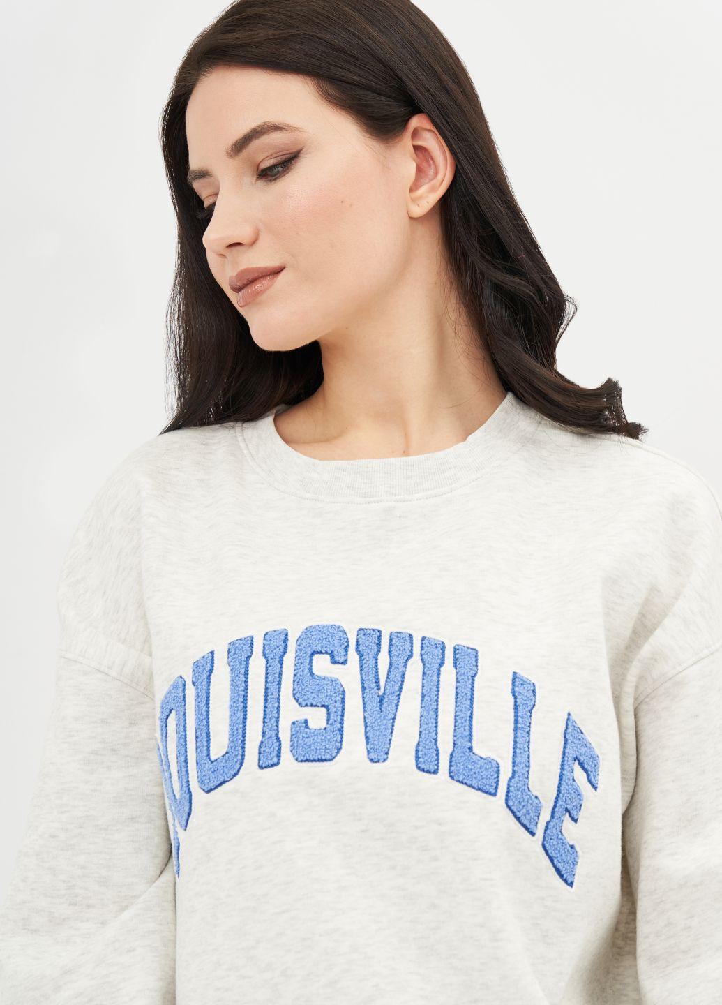 Світло-сірий світшот H&M однотонний (223850698)