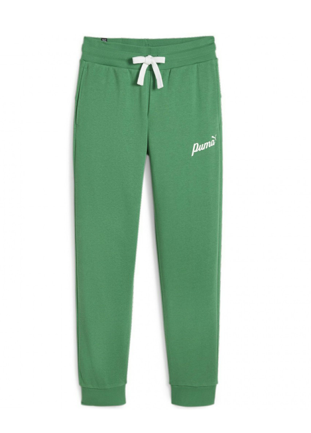 Зеленые спортивные демисезонные джоггеры брюки Puma