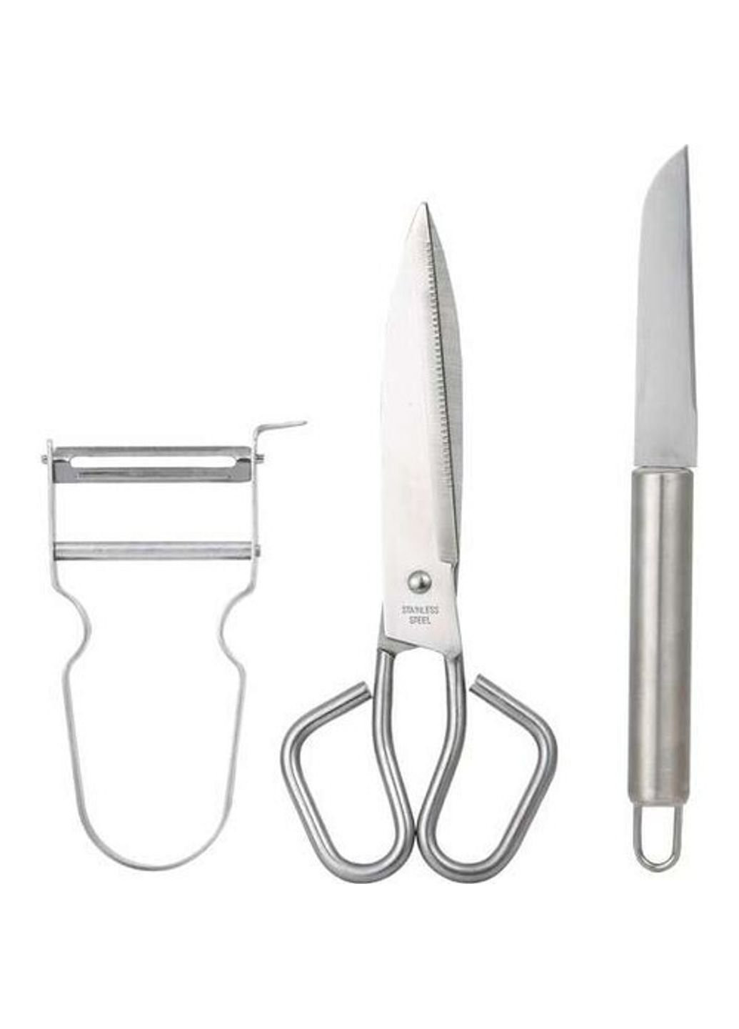 Набор кухонных ножей Helpy BG-3356-MM 3 предмета Bergner комбинированные,