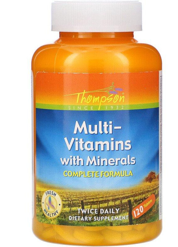Мультивитамины с минералами, Multivitamins with Minerals Thompson (254371898)