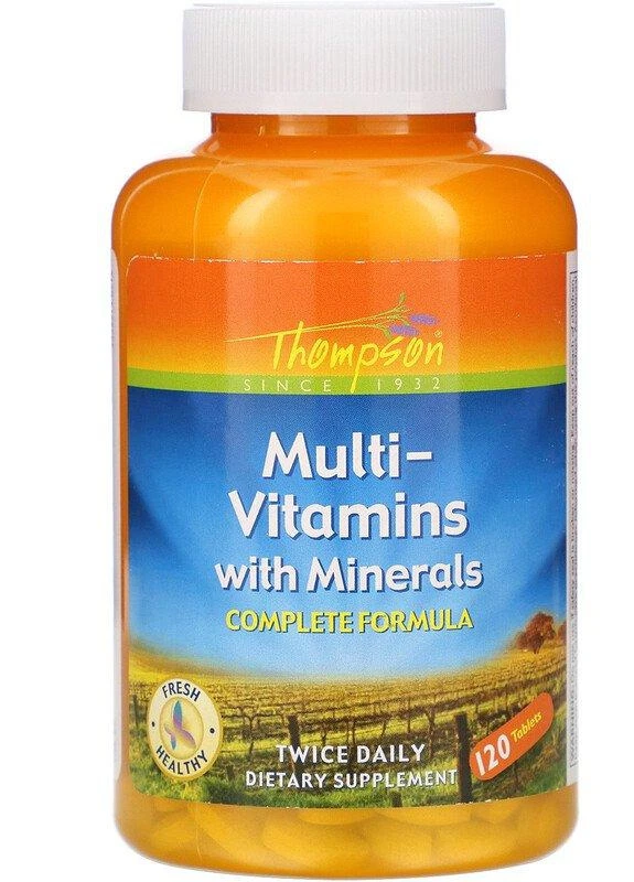 Мультивитамины с минералами, Multivitamins with Minerals Thompson (254371898)