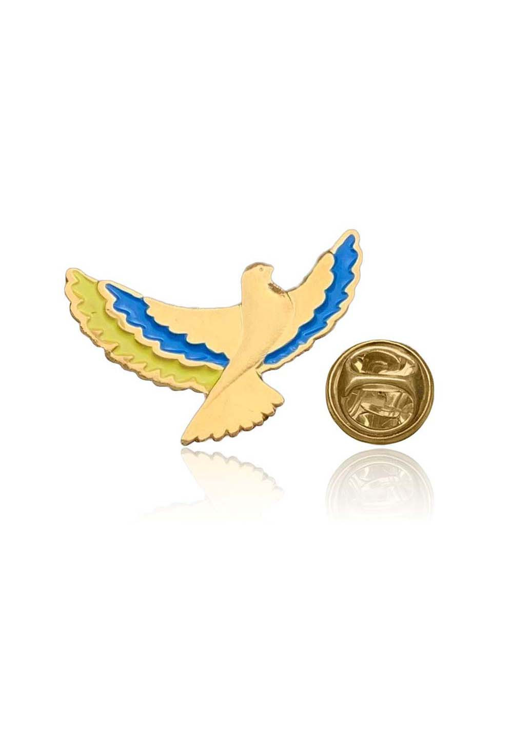 Брошь-значок Голубь с Украиной в сердце Broshe BRGV112613 (253617388)