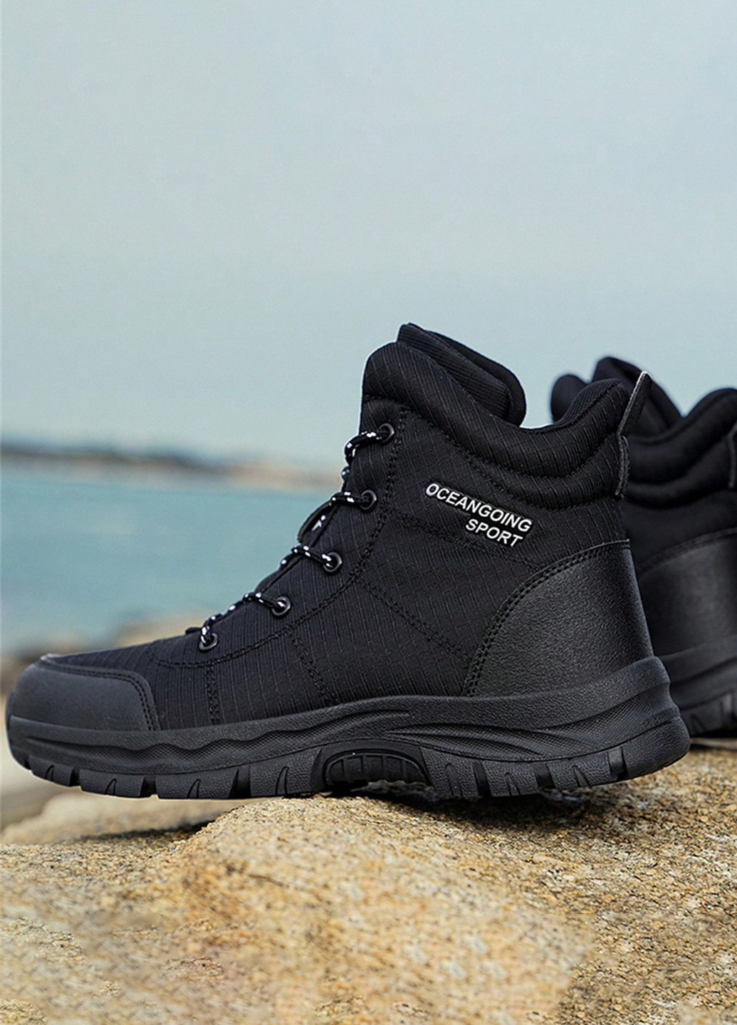 Черные осенние ботинки SHEIN