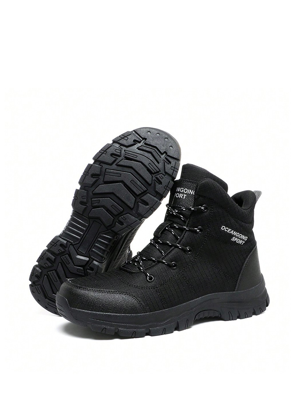 Черные осенние ботинки SHEIN