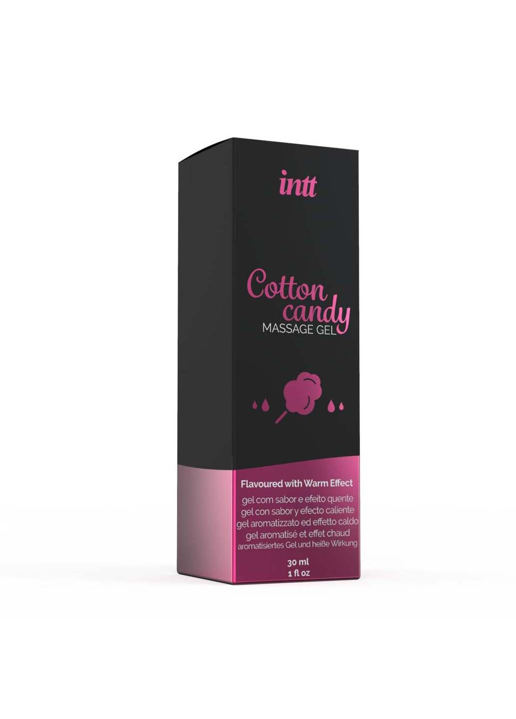 Масажний гель зі смаком солодкої вати Cotton Candy 30 мл Intt (256170718)